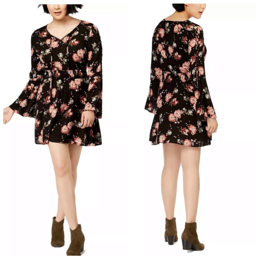 Black Floral Dress